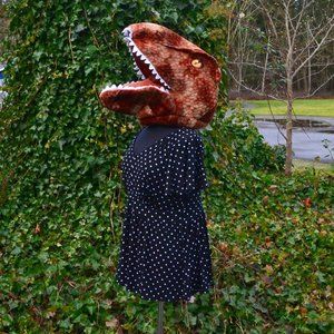 torrid Black Polka Dot Peplum Blouse